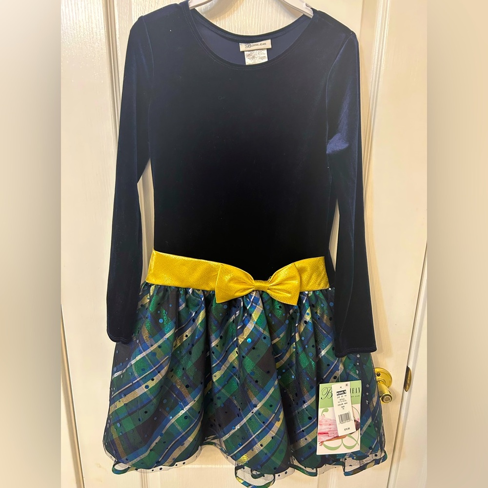 Bonnie Jean Holiday Dress NWT Girls